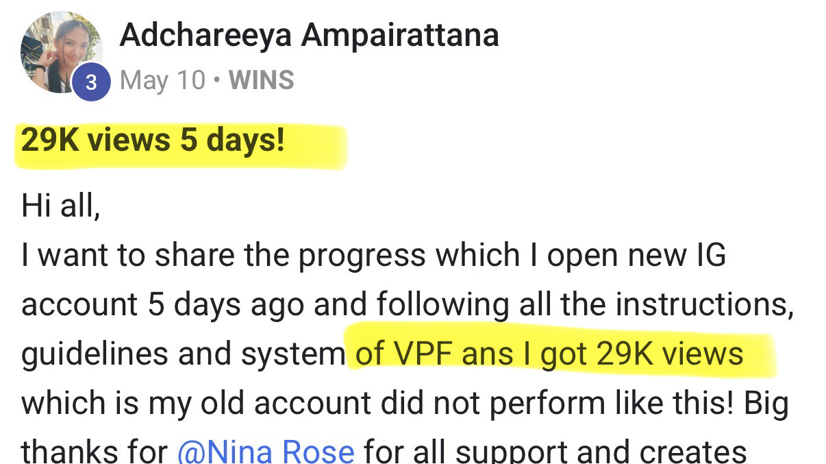 Student win shared by a member of the program