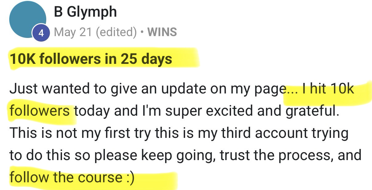 Student win shared by a member of the program
